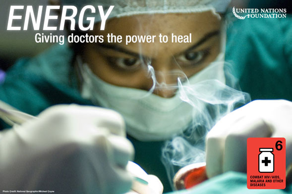La ENERGÍA brinda a los médicos el poder para sanar.